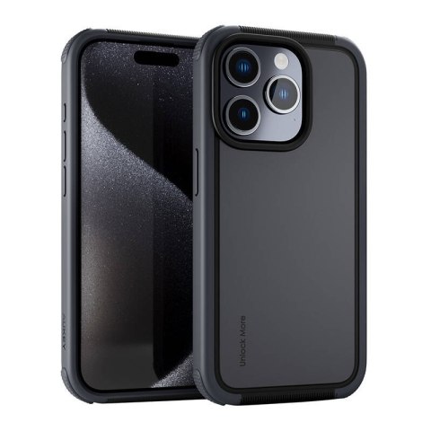 Etui Aukey PC-UG10C do iPhone 15 Pro (ciemno szary)