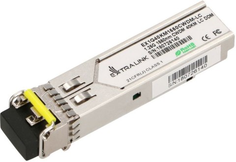 EXTRALINK SFP CWDM 1.25G 1550NM SM 40KM LC DDM