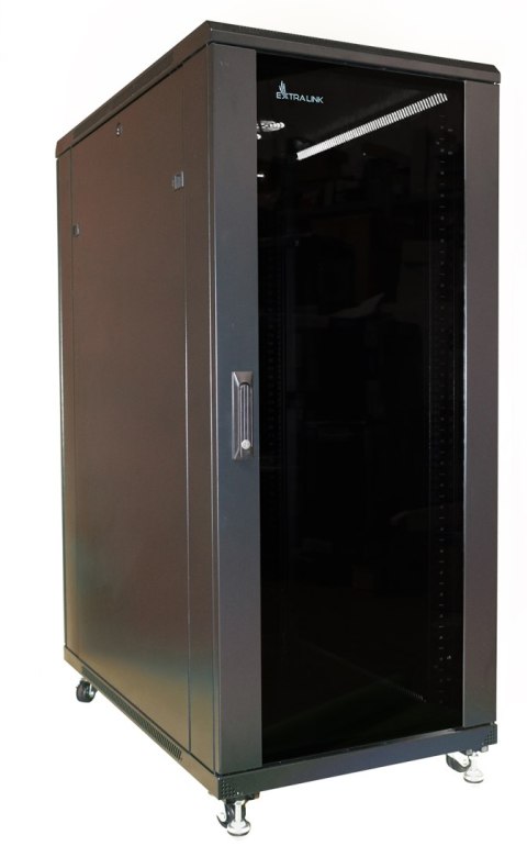 EXTRALINK 32U 600X600 STANDING RACKMOUNT CABINET BLACK