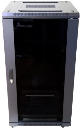 EXTRALINK 27U 600X600 STANDING RACKMOUNT CABINET BLACK