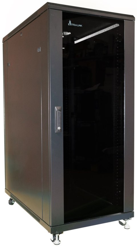 EXTRALINK 37U 800X800 STANDING RACKMOUNT CABINET BLACK