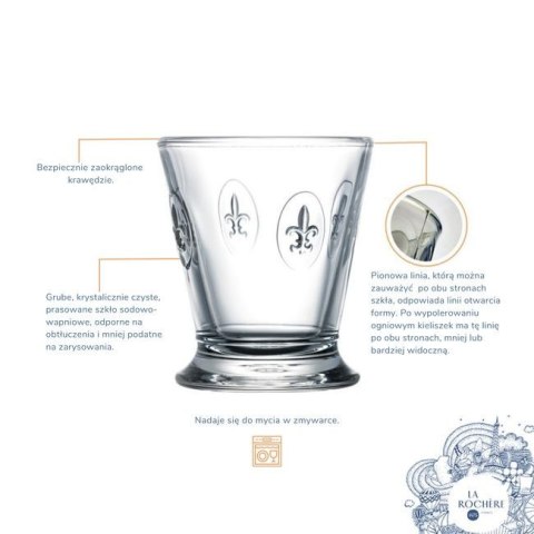 Fleur de lys Szklanka 250 ml