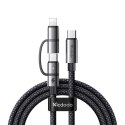 Kabel 2w1 Mcdodo CA-0450 USB-C do USB-C + Lightning, 1.2 m