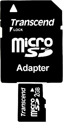 Karta pamięci TRANSCEND 2 GB Adapter SD