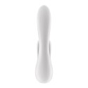 Wibrator wielofunkcyjny Satisfyer Double Flex z aplikacją (biały)