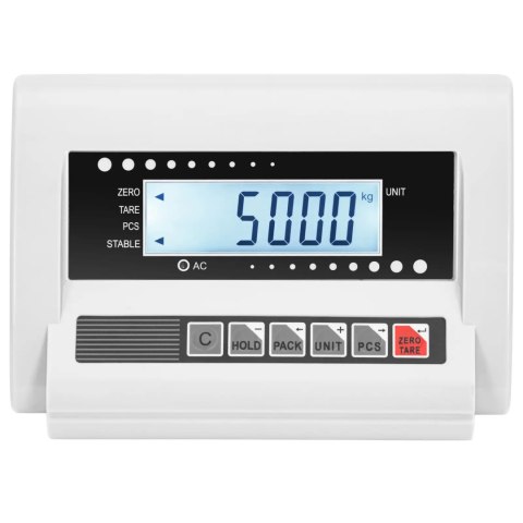 Waga platformowa weterynaryjna dla zwierząt 100 x 220 cm 5 t / 2 kg