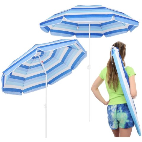 PARASOL PLAŻOWO BALKONOWY 180CM BLUE LINE 1048819