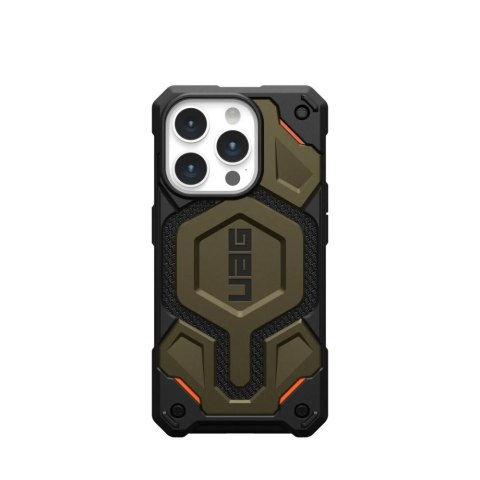 UAG Monarch Pro - obudowa ochronna do iPhone 15 Pro kompatybilna z MagSafe (kevlar element green)