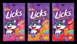 DR ZOO Licks creamy treats for cats - Liquid kremowy przysmak dla kota o smaku jagnięciny 4x15g [11398]