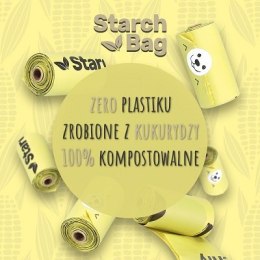 STARCHBAG Biodegradowalne woreczki na odchody 8x15 szt. (zielone)