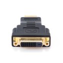 Adapter GEMBIRD HDMI (M) - DVI-D (F) HDMI (wtyk) - DVI (gniazdo) A-HDMI-DVI-3