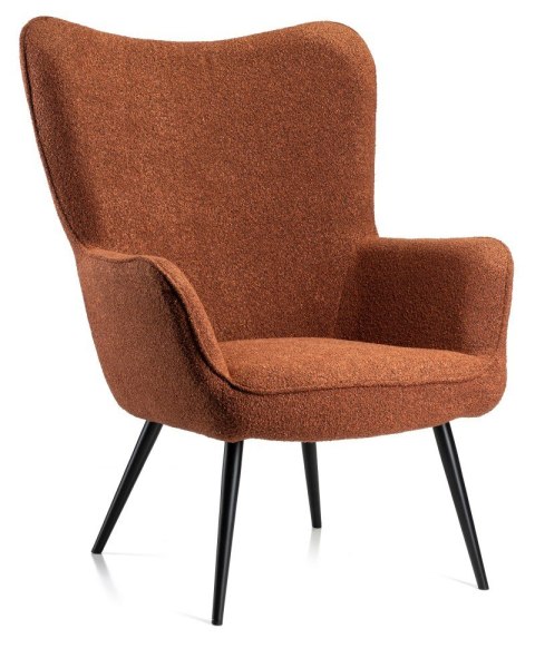 Fotel wypoczynkowy ROKER miedź boucle