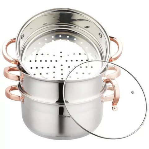 GARNEK NA PARĘ KLAUSBERG 3 ELEM. 24cm KB-7734 ROSE GOLD