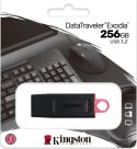 Pendrive KINGSTON DTX/256GB (256 GB /Czarno-różowy )