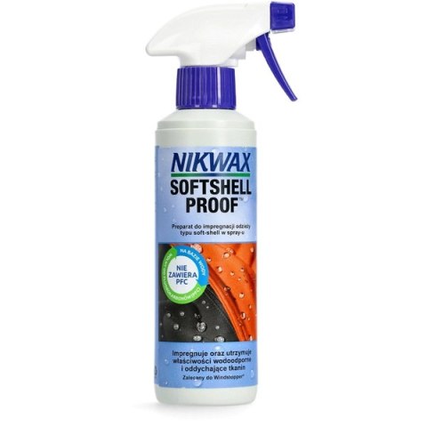 Impregnat do odzieży Nikwax Soft Shell Proof spray-on 300 ml