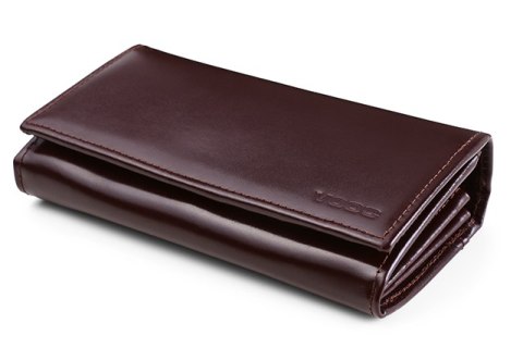 Portfel damski ze skóry duży PPD3 RED