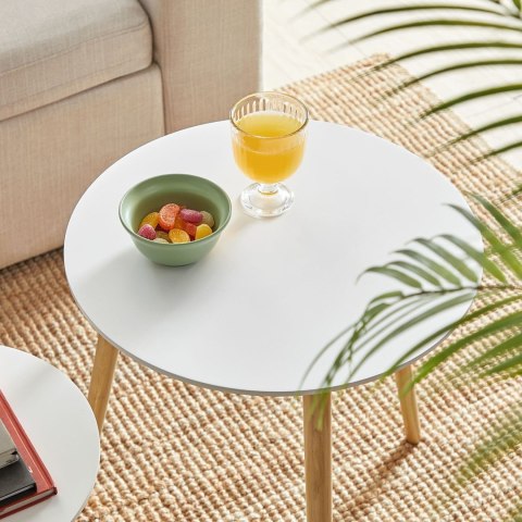 Komplet okrągłych stolików kawowych