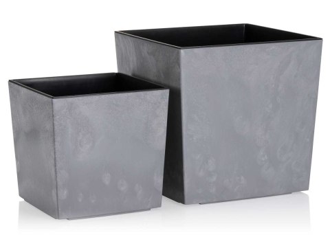 Donica Flore Szary Beton h25x25 cm