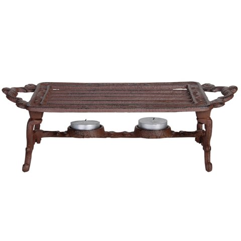 Podgrzewacz żeliwny na dwie świece