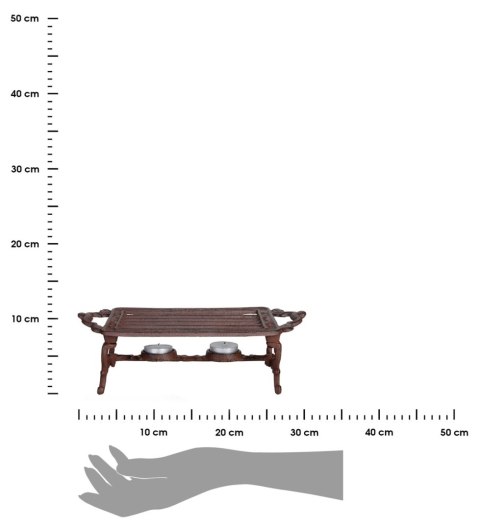 Podgrzewacz żeliwny na dwie świece