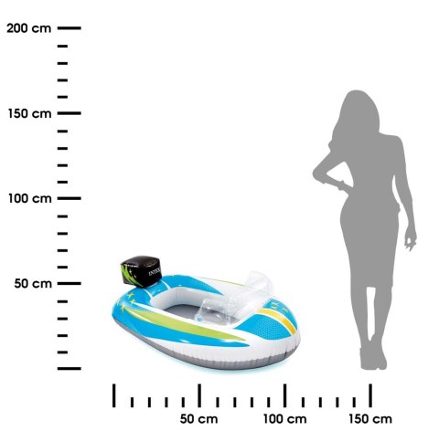 Dmuchana motorówka do pływania