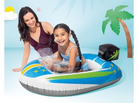Dmuchana motorówka do pływania