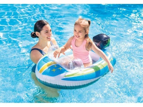 Dmuchana motorówka do pływania