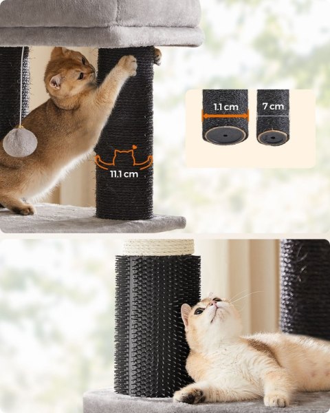 Drapak dla kota z kocem samonagrzewającym