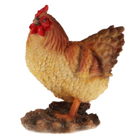Figurka ogrodowa Kura kolorowa 19 cm