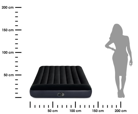 Materac dmuchany dwuosobowy 191x137 cm