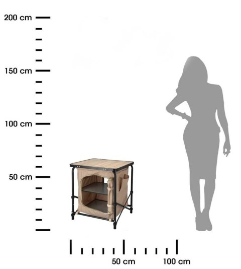 Stolik turystyczny z szafką
