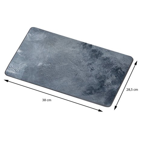 Szklana deska do krojenia beton 38x29 cm