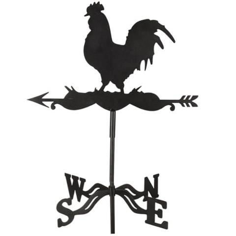 Wiatrowskaz z kogutem metalowy