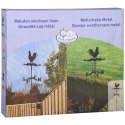 Wiatrowskaz z kogutem metalowy