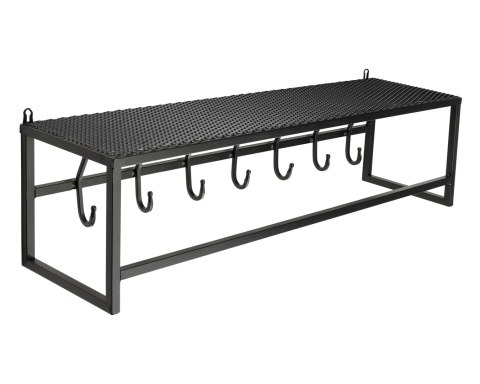 Wieszak ścienny do przedpokoju czarny