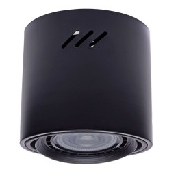 Lampa Sufitowa TUBO Czarny 1xAR111 GU10 15x14cm Bez Żarówki