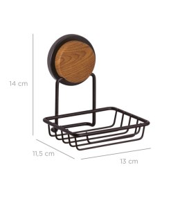 Uchwyt na mydło i papier OKY Wood 05