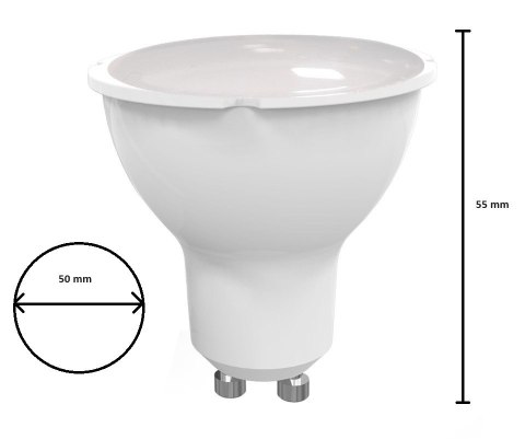 ŻARÓWKA LED 5W GU10 Neutralna 4000K