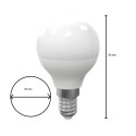 Żarówka LED 7W E14 G45 Zimna 6000K