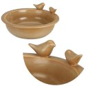 Ceramiczne Poidło dla ptaków beż 24 cm