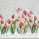 Firana zazdrostka STELLA 30x150 tulipany