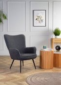 Fotel wypoczynkowy ROKER grafit boucle
