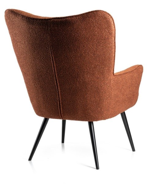 Fotel wypoczynkowy ROKER miedź boucle