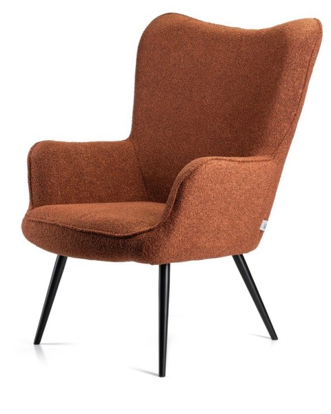 Fotel wypoczynkowy ROKER miedź boucle