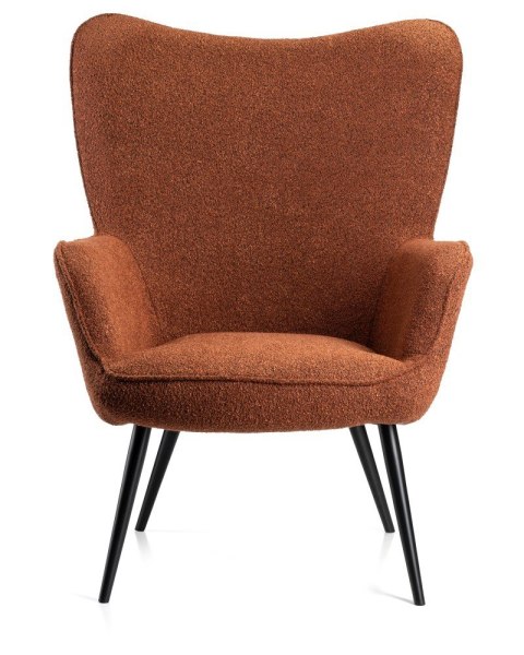 Fotel wypoczynkowy ROKER miedź boucle