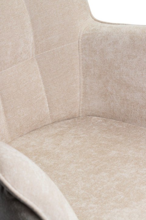 Fotel z podnóżkiem Grella Beige