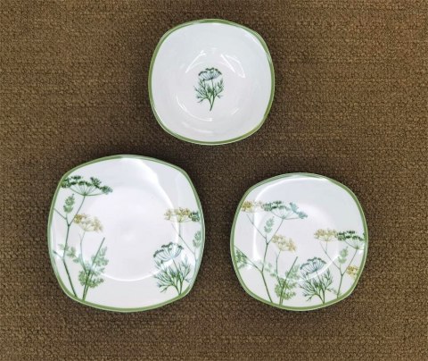 Komplet obiadowy Village Dill 18 el.