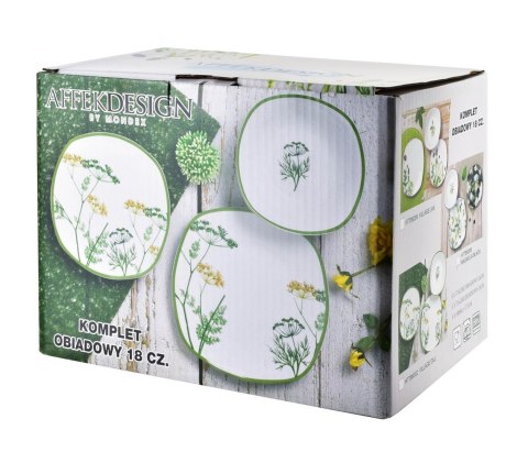 Komplet obiadowy Village Dill 18 el.