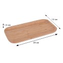 Patera bambusowa do serwowania 25x13 cm