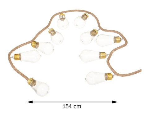 Girlanda świetlna na sznurku 10 LED